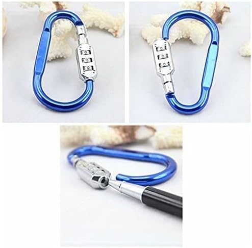 Code Padlock, Padlock, Combination Locker Padlock School Lock Pad Coded 1pc Alloy Mini Carabiner Pad Travel Combination Security Dial Luggage Bag Suitcase Convenient Household Accessory