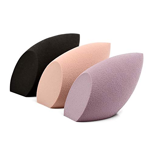 Dolovemk Non-latex Makeup Sponge Set, 3Pcs Hydrophilic Multi-functional Beauty Sponge Blender Set No Irritating Soft Makeup Sponges for Foundation Sponge, Liquid, Cream, Powder, Blending Sponges
