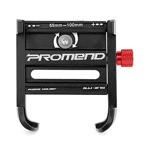 Andoer Suporte para telefone móvel de bicicleta com rotação de 360 ​​graus Suporte universal de alum