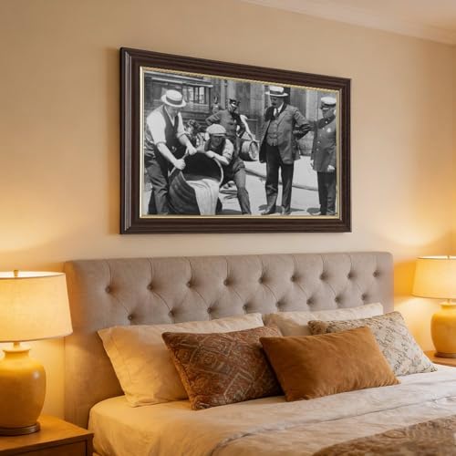 Impression sur toile Prohibition Raid 1921 grand format de luxe - 4