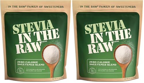 Image of Stevia In The Raw Bakers Bag,Plant Based Zero Calorie Sweetener,No Added Flavors or erythritol,Sugar-free Sugar Substitute for Baking,Suitable For Diabetics,Vegan,Gluten-Free,9.7Oz Bag,(Pack of 2)
