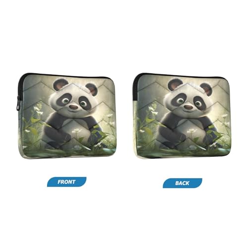 Funda para portátil 13-14 pulgadas impermeable con diseño panda miniatura 2