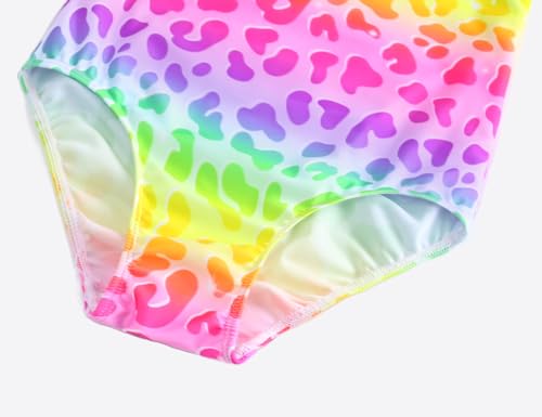Image of Girls Swimsuits One-Piece Bathing Suits Multicolor Kids Sport Summer Beach Swimwear for 2-10 Years Old