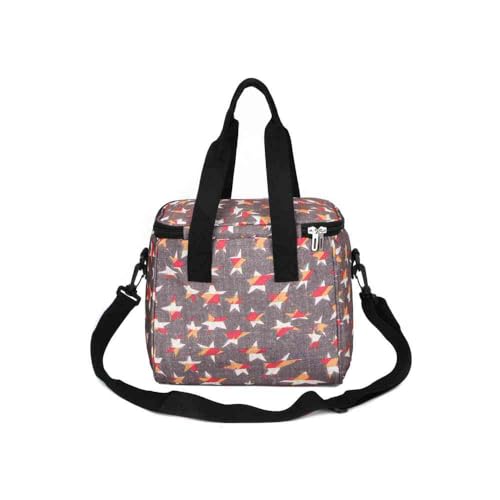 Bolsa Lancheira Térmica Estelar Santino Poliéster com alças de mão, ombro e isolamento térmico Color