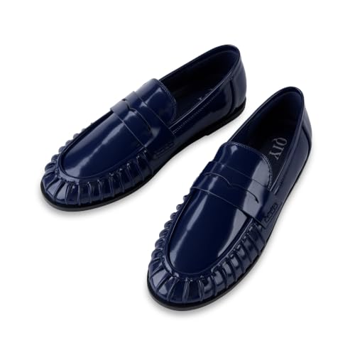 Image of QIY Penny Loafers for Women 2026 Comfortable Flats Shoes