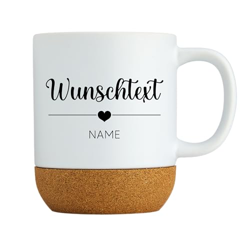 LIEBTASTISCH - Personalisierte Tasse mit Wunschtext, Personalisierte Tasse mit Namen oder eigenem Text, Kaffeetasse personalisiert… – Ansicht 1