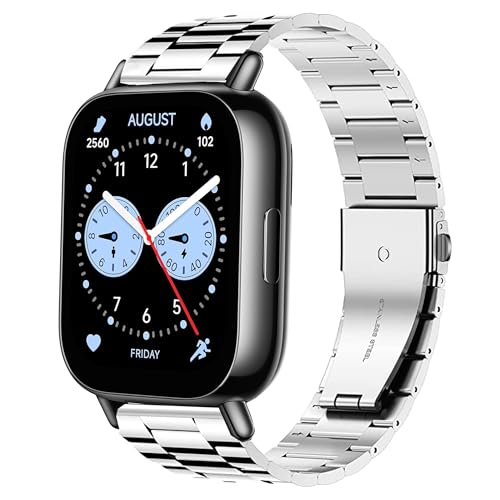 Redmi Watch 5 Active�o���h�A22mm�N�C�b�N�����[�X�X�e�����X�X�`�[�����^�������p�X�g���b�v�ARedmi Watch 5 Active�ALite�AXiaomi�X�}�[�g�E�H�b�`�ɑΉ� (�V���o�[�A22mm�T�C�Y�̃o���h)