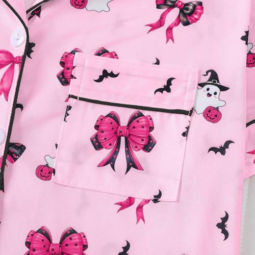 Womens Halloween Pajamas Set 2 Piece Shorts Pjs Cute Nightwear Loungewear - image 6