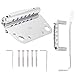 Grcfumo Tremolo Vibrato Tailpiece Bridge Set, Electric Guitar Tremolo Assembly, Guitar Replacement Parts for Repairing and Replacing