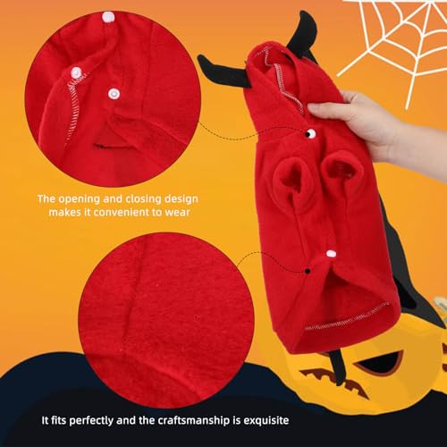 Disfraz Diablo para Perro Pequeño Talla M Halloween miniatura 3