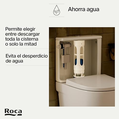 Miniatura 3 de Roca Mecanismo Universal De Doble Descarga D1d Nivel Residual 50 Ah0003600r