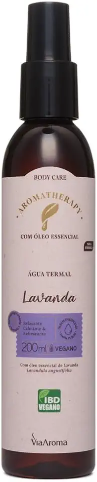Água Termal com Óleo Essencial de Lavanda Via Aroma - 200ml
