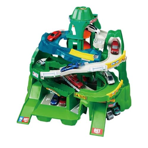 タカラトミー トミカ 2つのコースをいったりきたり! ツインコースやまみちドライブ (トミカ付き) ミニカー おもちゃ 3歳以上