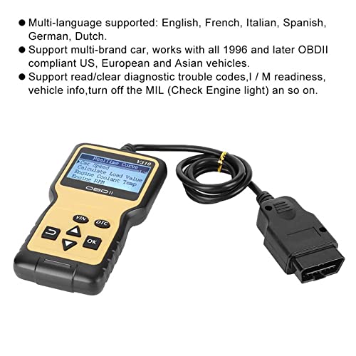 Lector de código OBD2 para solucionar fallas de motor en el coche 4