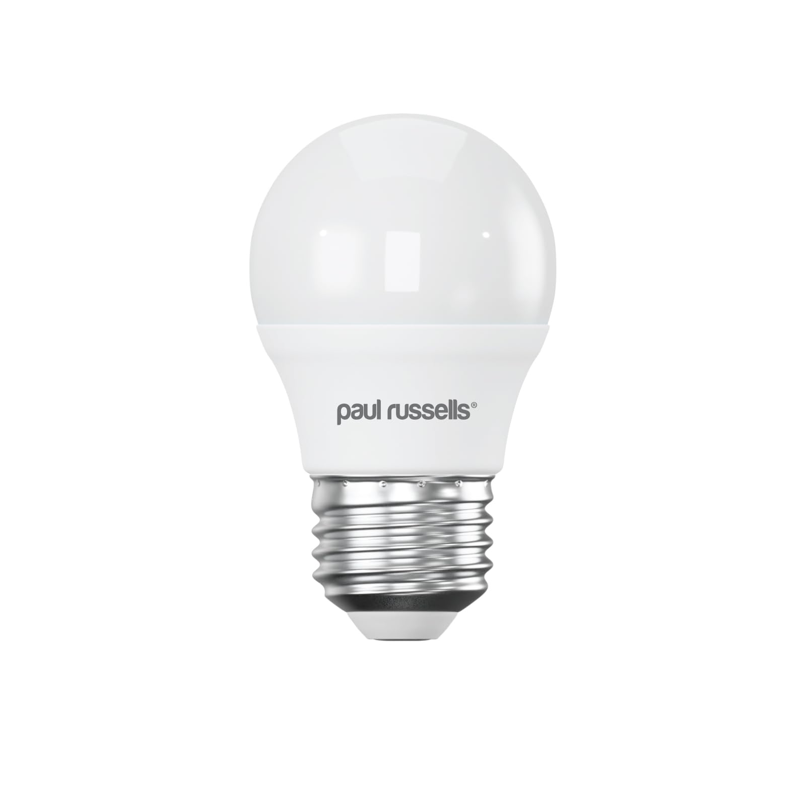 paul russells LED Light Edison Screw E27, 60w Equivalent, 6.5W 806 Lumens LED Bulbs, 2700K Bright Warm White, Mini Globe Frosted G45 ES Golf Ball Energy Saving (Not Dimmable) Lightbulbs, Pack of 1