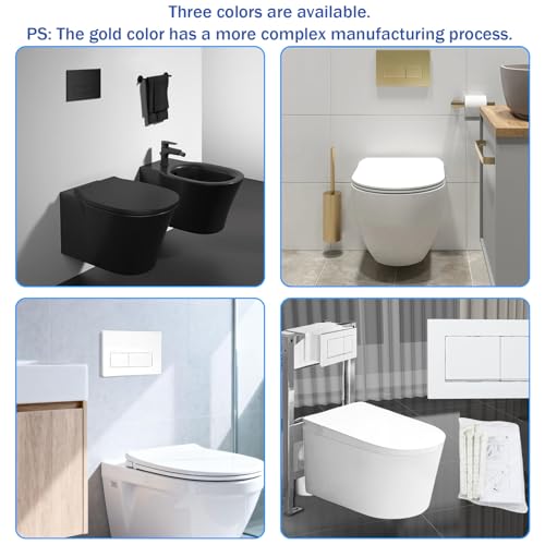 WC Drückerplatte,1 Stück Betätigungsplatte WC,Drückerplatte Kompatibel mit Geberit Duofix Sigma 01, 20, 30, 50, UP300, UP320C Betätigungsplatte für 2 Mengenspülung,Fehlerfreie Anpassung(Weiß)