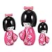 ibasenice 6Pcs Mini Kimono Bambole Giapponesi Kimono Bambole in Miniatura Ornamento Fata Giardino Decorazione Della Casa Decorazione Portachiavi Accessori Rosy