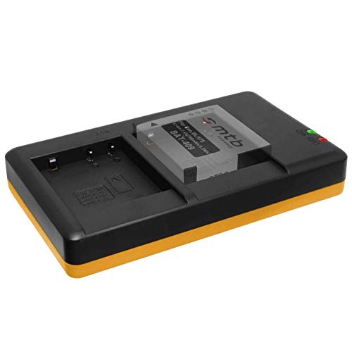 Caricare una o due batterie allo stesso tempo! | Adattatore di alimentazione USB incluso (potenza di uscita consigliata per una velocità di caricamento ottimale: minima 2 amp.) Ideale per il viaggio: Può anche essere utilizzato con una batteria esterna come fonte di alimentazione.