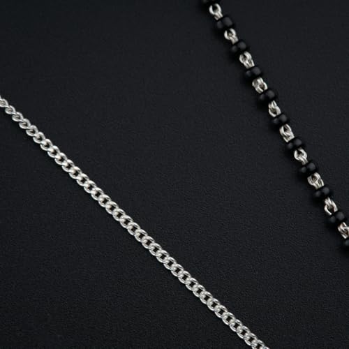 Image of House Of Aadyaa Handmade Silver Mangalsutra for Women | Made in 92.5 Silver | Silver Gifts for Women