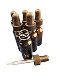 Snoot! 15 ml (1/2 oz) Amber Glass Dropper Bottle 6-Pack
