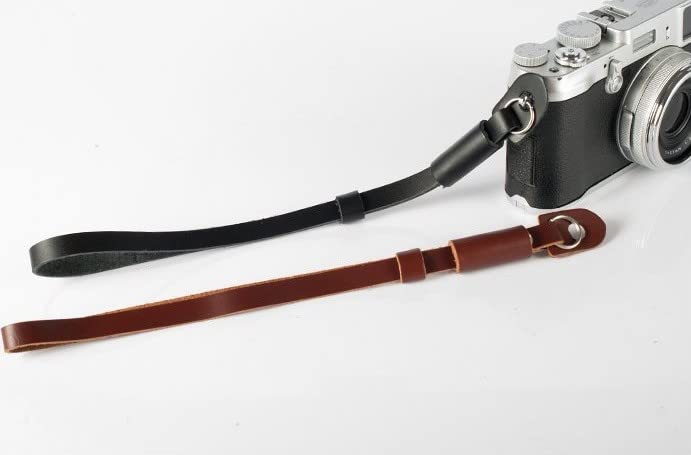 Sangle poignet main RANY en cuir avec attache sécurisée et confort longue durée pour Nikon Sony