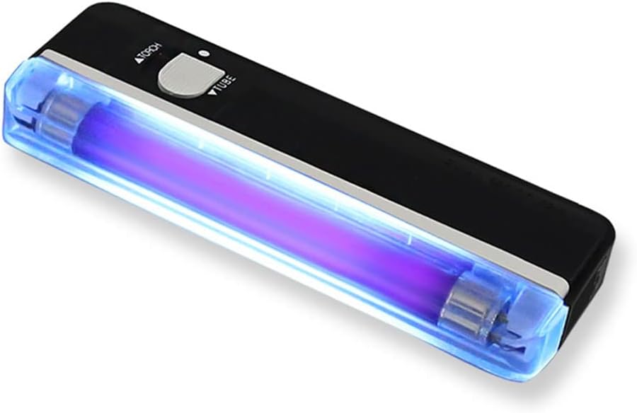 Counterfeit Bill Detector, Portable Battery Powered UV Money Checker Bill Checker Tester, Handheld Money Detector for Dollars, Euros, pounds,etc