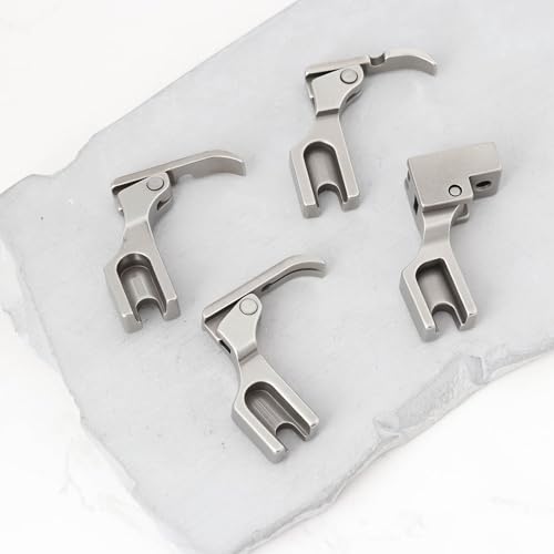 4 Piezas Pies para Máquina de Coser Cremallera miniatura 6