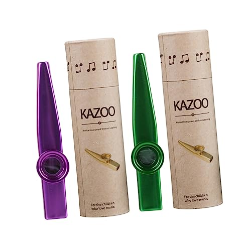 ERINGOGO 1 Set Metal Professional Kazoos Kazoo Flute Musical Instruments for Adults