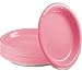 Amcrate Pink Disposable Party Paper Dessert Plates 7" - Ideal for Weddings, Party’s, Birthdays, Dinners, Lunch’s. (Pack of 50)