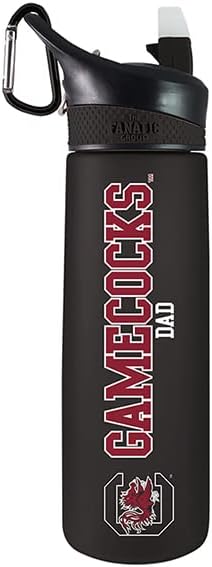 The Fanatic Group University of South Carolina Dad 24 oz Frosted Sport Bottle - Black