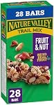 NATURE VALLEY - VALUE PACK SIZE - Fruits et noix, amandes, raisins secs, arachides, canneberges 28 Les barres, 980 Emballage de Grams, Grains entiers, Pas de colorant artificiel, Pas d'arôme artificiel