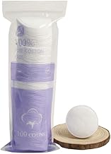 Round 100 Sheets 3 Layer Thick Pressed Edge No Lint Cotton Pack Lotion Cleansing Pads