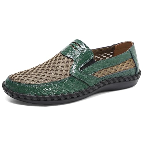 Men's Breathable Mesh Loafers - Casual Slip - on Shoes for Outdoor Walking & Hiking, Lightweight & Comfortable Footwear