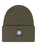 Full needle knit Element Bonnet High Icon Beanie Unisexe Marron One Size