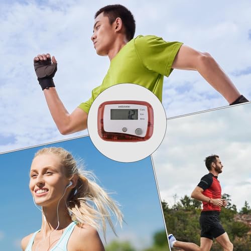 Walking Kalorienzähler – digitale LCD-Anzeige einmal Kalorienzähler Schrittzähler mit Klemme für Männer Frauen Kinder Erwachsene, Senioren