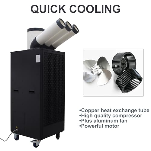 PreAsion Spot Cooler airflow and mobility