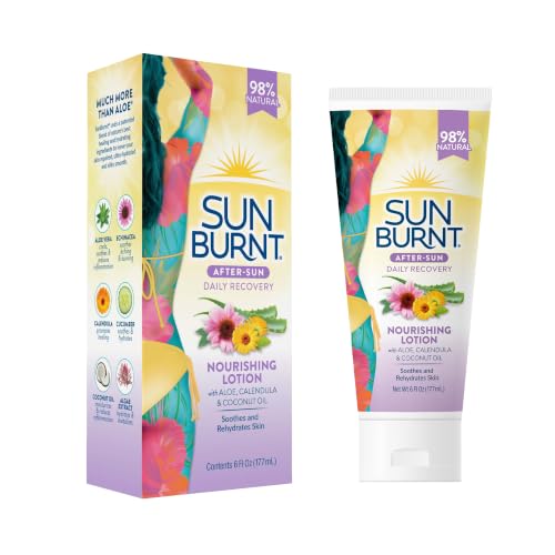 Sunburnt Advanced After Sun Lotion, Sunburn Relief Lotion, 6 Oz