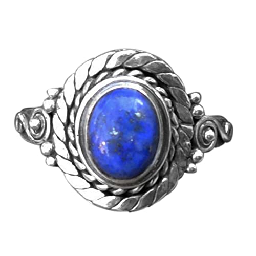 Bague en argent 925 sterling et multi-gemmes éclatantes en taille 7