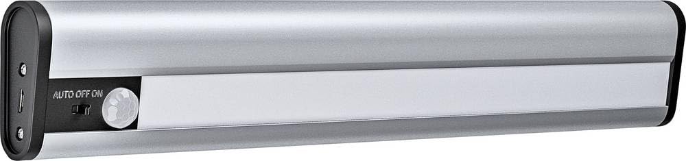 Osram Linear LED Mobile Under Cabinet Light 300 mm 4000K USB Battery Motion Sensor Aluminium Housing Rechargeable Indoor IP20