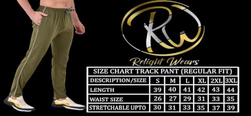 Image of Cotton Track Pant for Men | Lower for Man | Comfortable Lower Men with Zip Pocket for Gym, Sports & Casual Wear