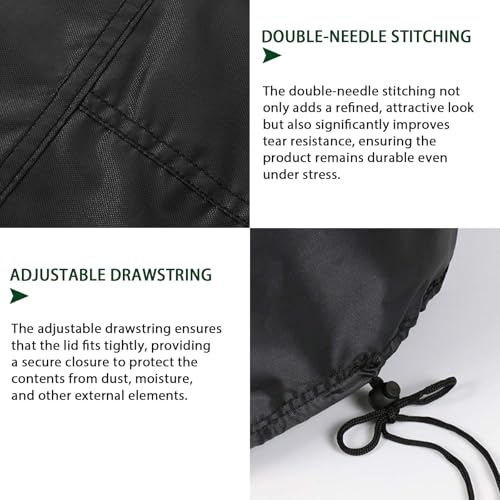 Image of Treadmill Cover, Running Machine Cover, Oxford Cloth Waterproof Dustproof Exercise Equipment Protect with Drawstring and Storage Bag for Outdoor Indoor