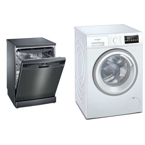 Siemens SN23EC14CE iQ300 Freihstehender Geschirrspüler/C / 74 kWh / 13 MGD/Smart Home kompatibel via Home Connect/varioSpeed...