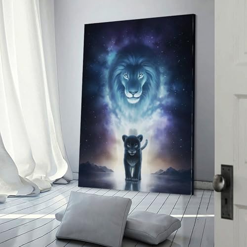 Affiche d'art sur toile A Kings Path, décoration murale moderne maison salon 30x45cm