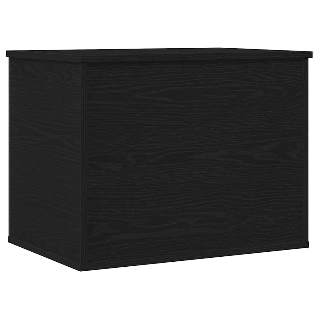vidaXL Storage Box Black oak 60 x 42 x 46 cm Engineered Wood, Modern Storage Box, Rectangular Organizer, Clutter-Free Solution, Ample Space, Utility Furniture for Home Office, Compact Design