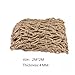 ZREVSB 2mX4m Child Safety Climbing Net Hand Made Jute Rope Stair Protective Fencing Mesh Home Decoration Ceiling Plant Support(2mX2m 4mm)