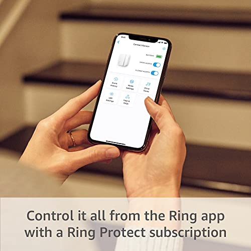 Ring Alarm Contact Sensor 2-Pack - 2nd Gen | Instant Window & Door Alerts | Approximately 3-Year Battery Life | Slim Design | Easy Installation | Base Station Required by Ring - Image 3