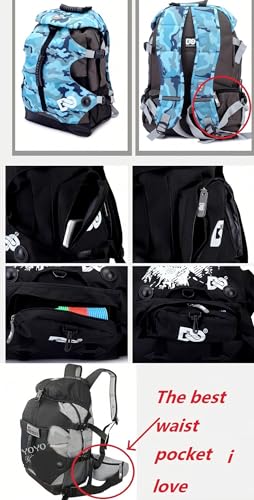 ZBH1985 Professioneller Inline-Skating Reiserucksack