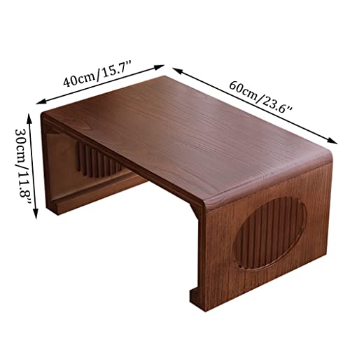 Table tatami japonaise table basse zen pour café et méditation 60x40cm - 3