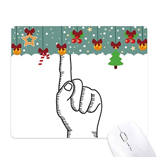 Alfombrilla de ratón Up Gesture con patrón de dibujo para teletrabajo