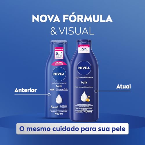 Loção Deo-Hidratante NIVEA Milk 400ml - Hidratação 72h Loção Deo-Hidratante NIVEA Milk 400ml - Hidratação 72h - Imagem 4